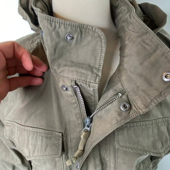 Madewell Mens $158 Field Hooded Jacket Green Size S L2084 - Picture 5 of 11